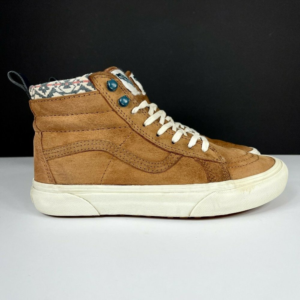 Vans MTE Aztec Women's Size 8 Brown Suede Sneaker Shoes Scotchgard Waterproof